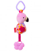 Bandana Buddies Chime plüss rágóka - Flamingo Flamingo